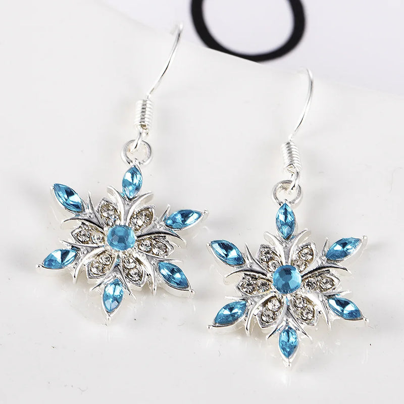 Christmas Snowflake Earrings | Festive Women's Jewellery-State of Style