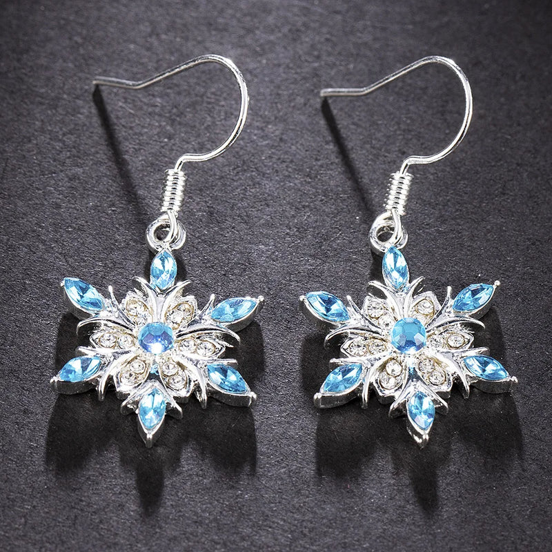 Christmas Snowflake Earrings | Festive Women's Jewellery-State of Style