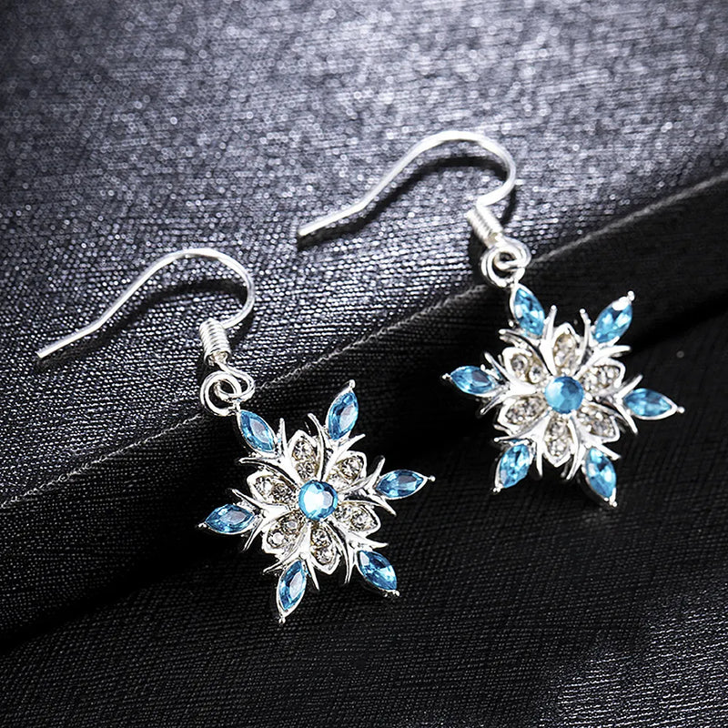 Christmas Snowflake Earrings | Festive Women's Jewellery-State of Style