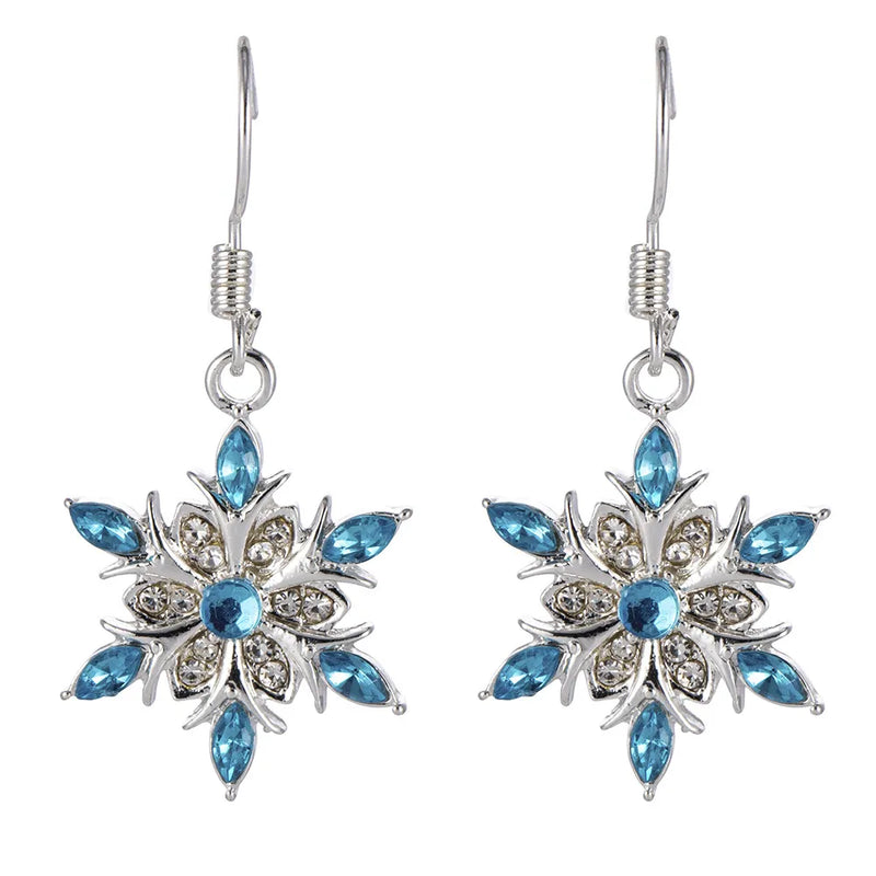 Christmas Snowflake Earrings | Festive Women's Jewellery-State of Style