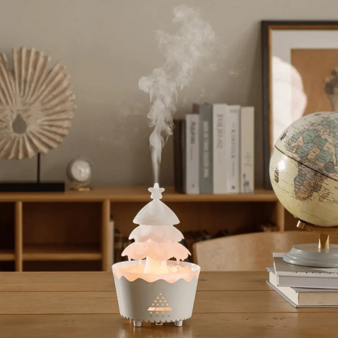 Christmas Tree Aroma Diffuser - AromaEvergreen-White-State of Style