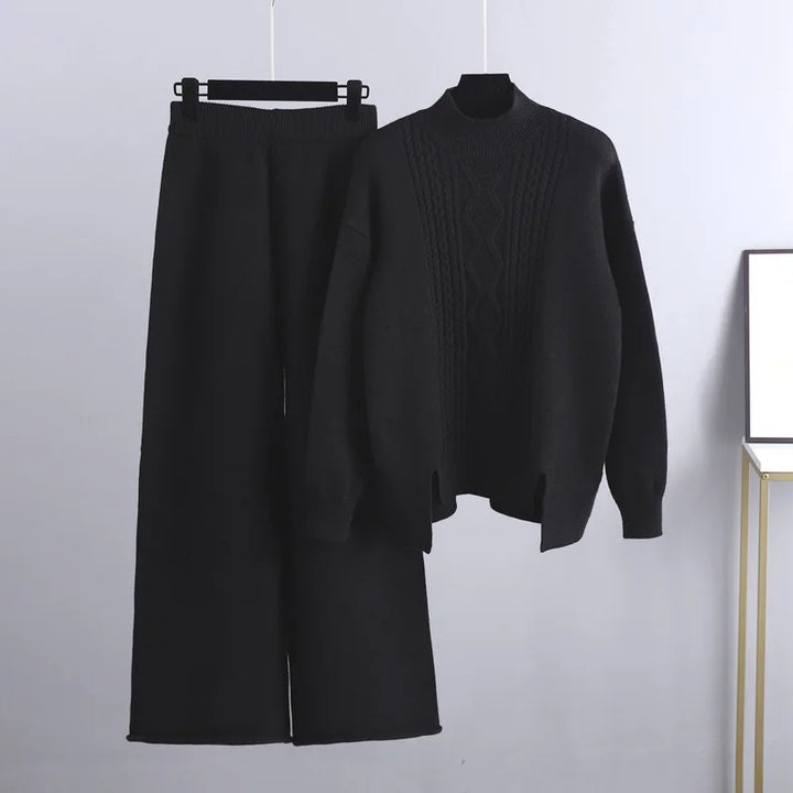 Clara | Casual and Stylish Women's Set-Black-One Size-State of Style