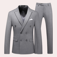 Classic 2-Piece Men’s Suit - Vincent-Grey-M-State of Style