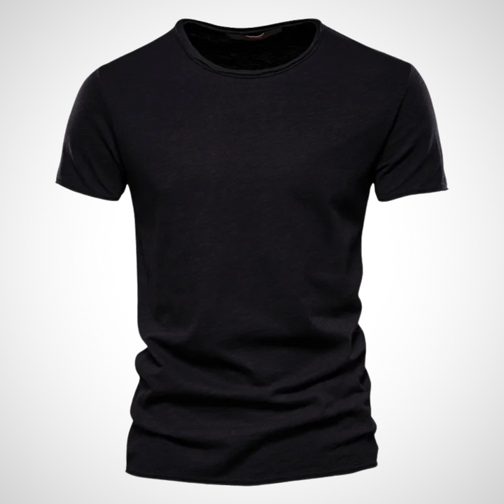 Classic Breathable Cotton Shirt for Men - Marco-Black-S-State of Style