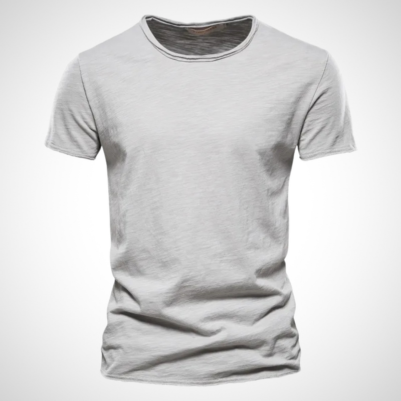 Classic Breathable Cotton Shirt for Men - Marco-Gray-S-State of Style