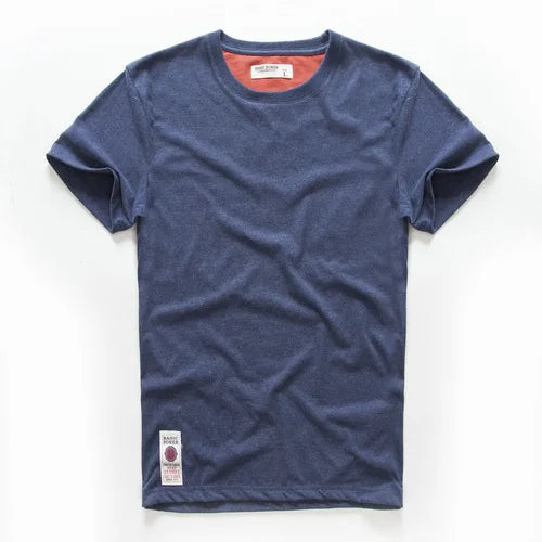 Classic cotton t-shirt with a timeless look - Victor-Dark blue-XS-State of Style