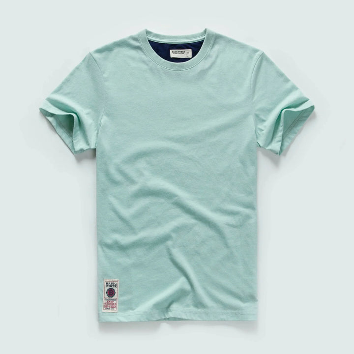 Classic cotton t-shirt with a timeless look - Victor-Light green-XS-State of Style