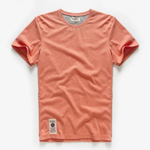 Classic cotton t-shirt with a timeless look - Victor-Orange-XS-State of Style