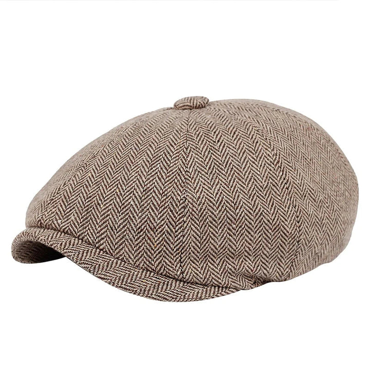 Classic flat cap in vintage style – Arthur-Khaki-State of Style