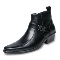 Classic Leather Men’s Boots - Felix-Black-8-State of Style