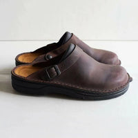 Classic Leather Men's Slippers - Victor-Dark Brown-7-State of Style