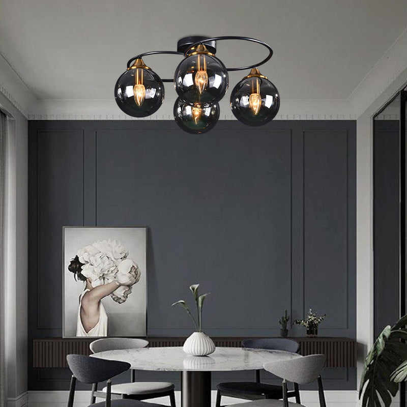Classic LED Ceiling Light - LumiAura-4-Smoky Grey-Daylight-State of Style