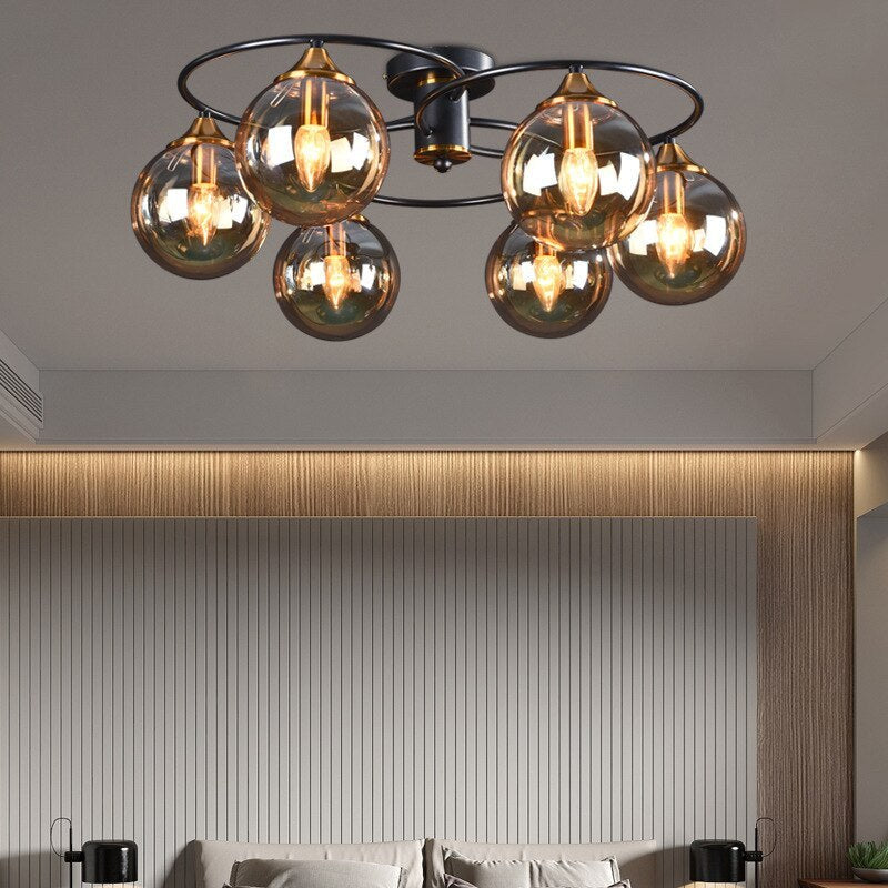 Classic LED Ceiling Light - LumiAura-6-Amber-Daylight-State of Style