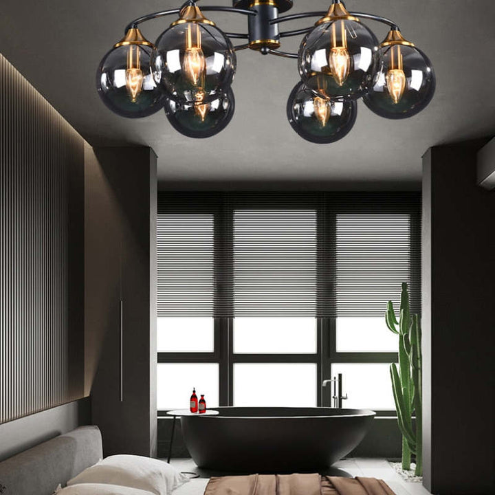 Classic LED Ceiling Light - LumiAura-6-Smoky Grey-Daylight-State of Style