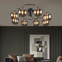 Classic LED Ceiling Light - LumiAura-8-Amber-Daylight-State of Style