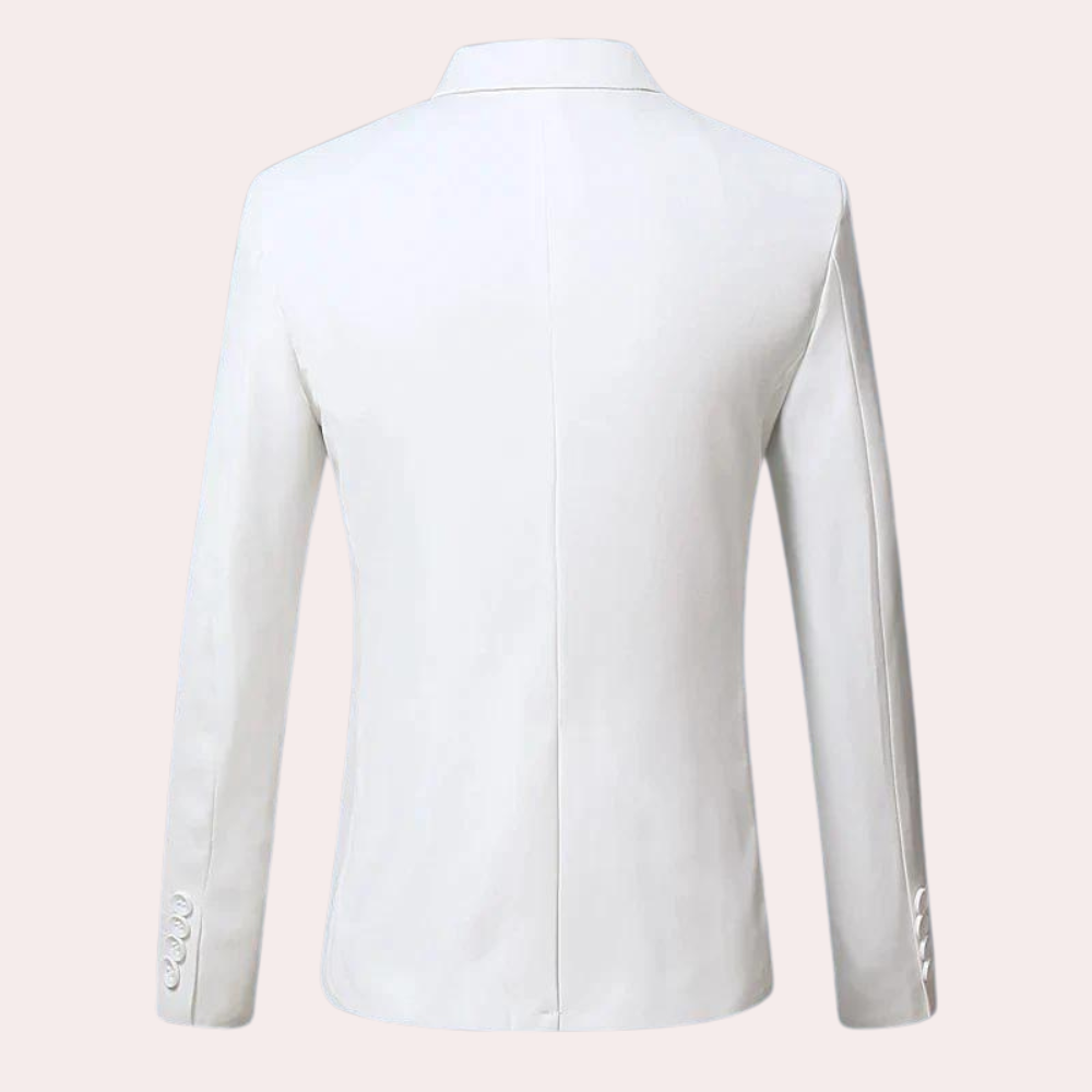 Classic Men's Blazer - Ariston-White-46-State of Style
