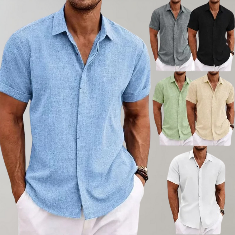 Classic Men's Polo - Harrison-Blue-S-State of Style