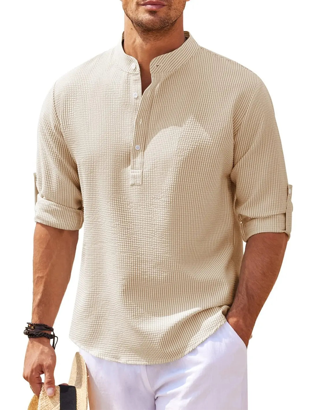 Classic men's shirt with a relaxed fit – Lennox-White-S-State of Style