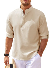 Classic men's shirt with a relaxed fit – Lennox-White-S-State of Style