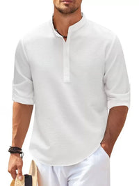 Classic men's shirt with a relaxed fit – Lennox-White-S-State of Style
