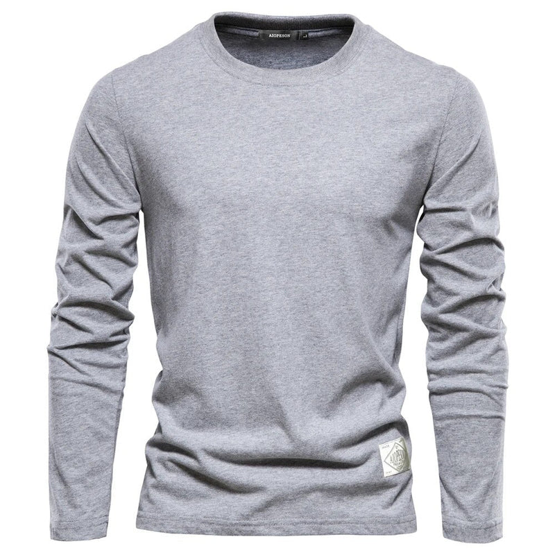 Classic Men's T-shirt - Ethan-Light Grey-XS-State of Style