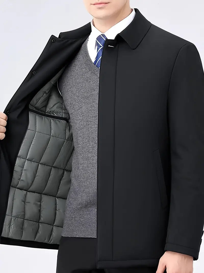 Classic Men's Trench Coat - Renovan-Black-S-State of Style