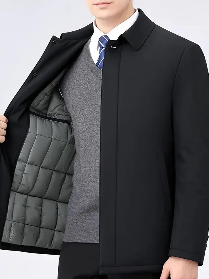 Classic Men's Trench Coat - Renovan-Black-S-State of Style