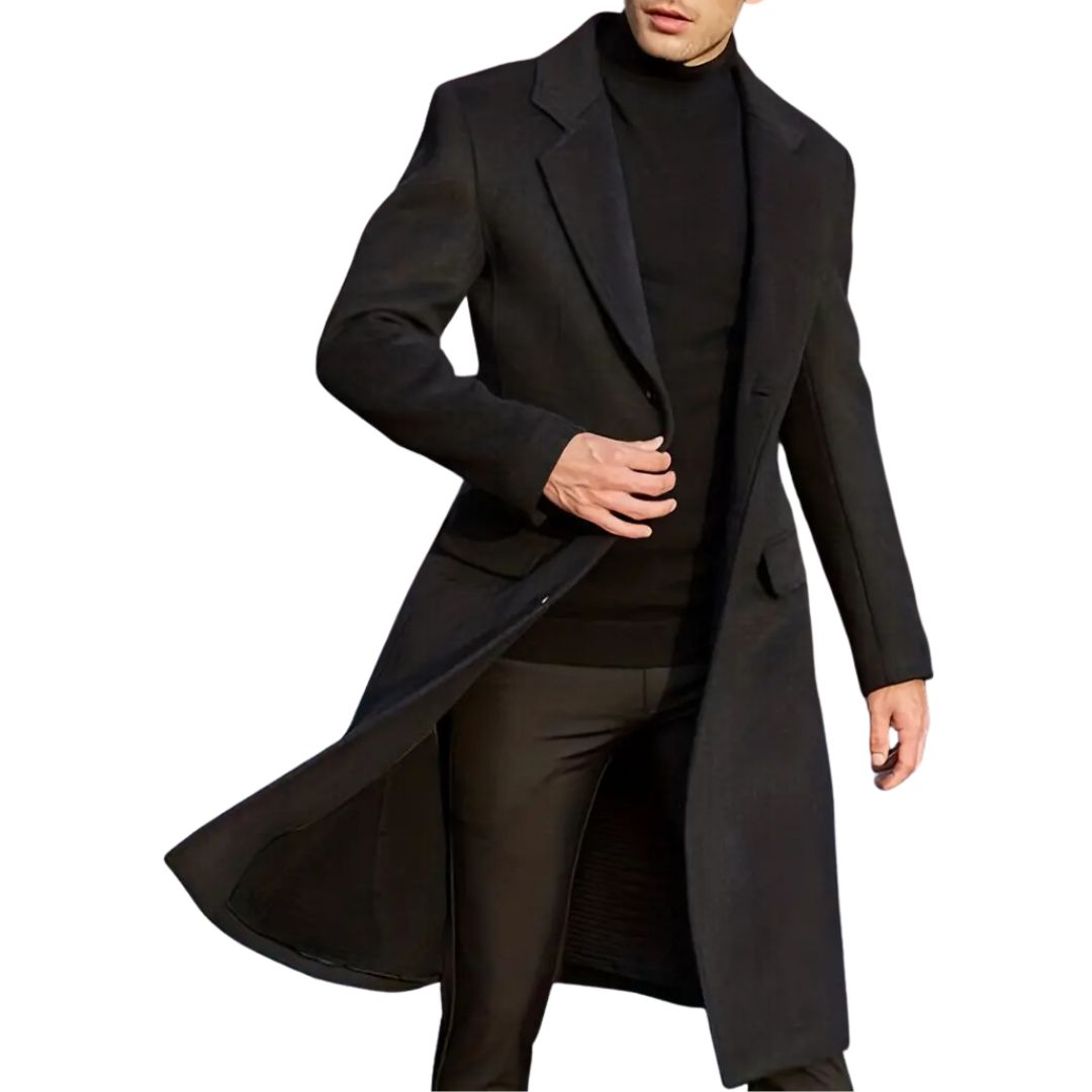 Classic Men's Trench Coat | Stylish & Functional-S-State of Style