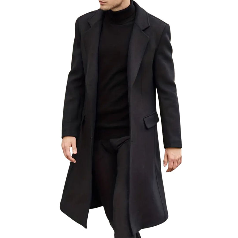 Classic Men's Trench Coat | Stylish & Functional-S-State of Style