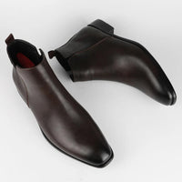 Classic Retro Leather Men's Boots - Lars-Black-7-State of Style