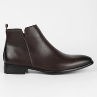 Classic Retro Leather Men's Boots - Lars-Black-7-State of Style