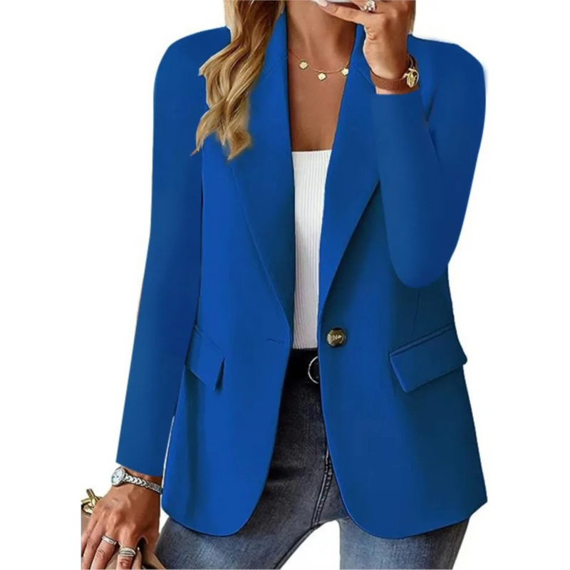 Classic Slim Women's Blazer - Camille-Blue-S-State of Style