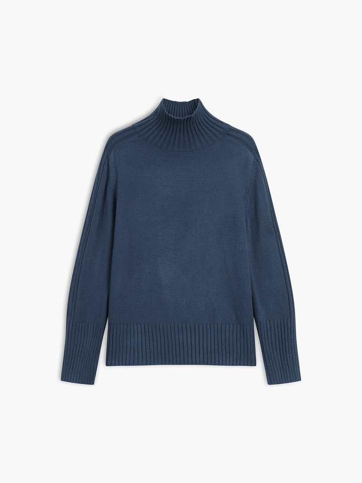 Classic Turtleneck for Women - Clara-Navy-XS-State of Style