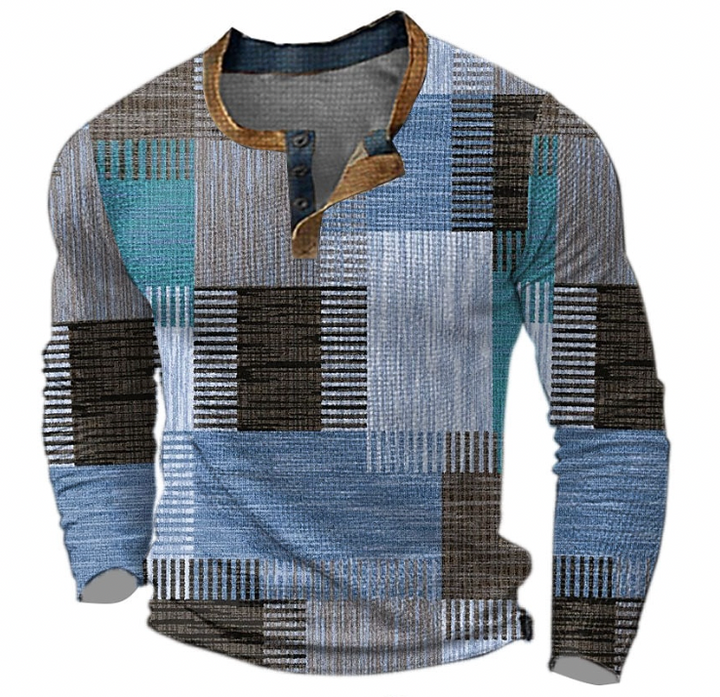 Classic Warm Men’s Sweater - Milo-Blue-S-State of Style
