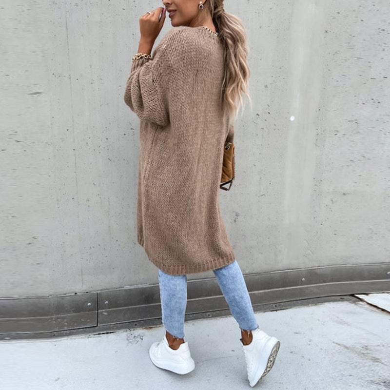 Classic Women's Cardigan - Camille-Beige-S-State of Style