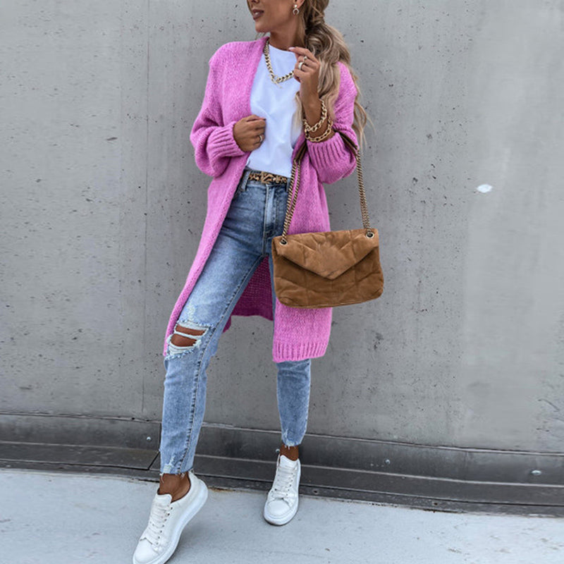 Classic Women's Cardigan - Camille-Beige-S-State of Style