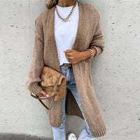 Classic Women's Cardigan - Camille-Khaki-S-State of Style