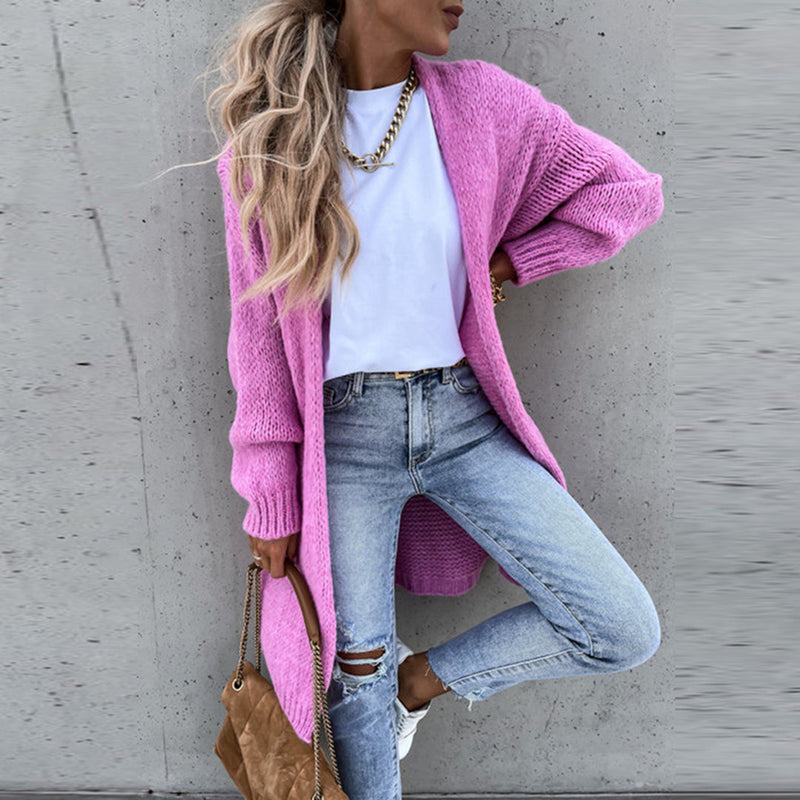 Classic Women's Cardigan - Camille-Pink-S-State of Style