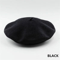 Classic Wool Beret - Marlene-Red-State of Style