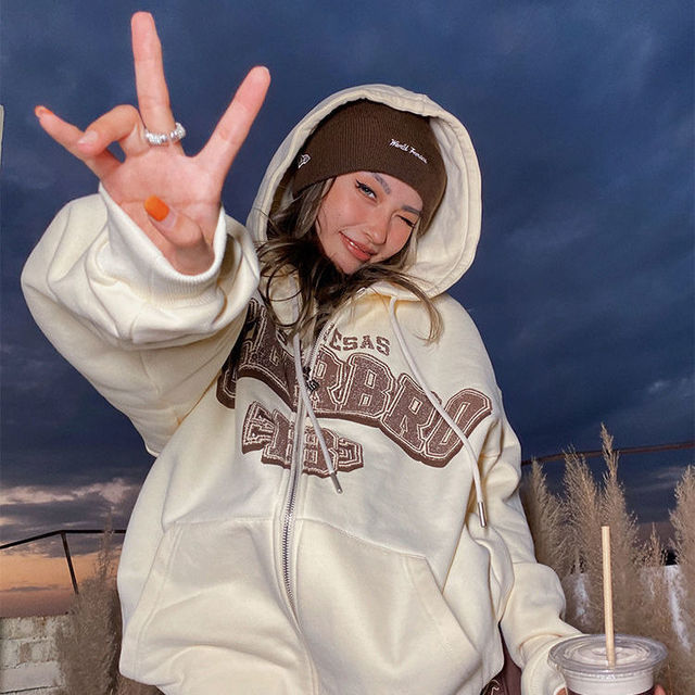 ClassicHoodie | Women's Oversized Hoodie-White 1-M-State of Style