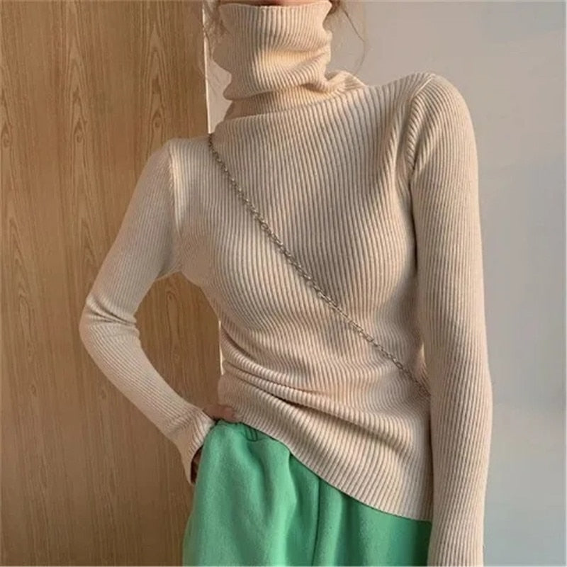 ClassicSweater | Women's Pullover-Apricot-S-State of Style