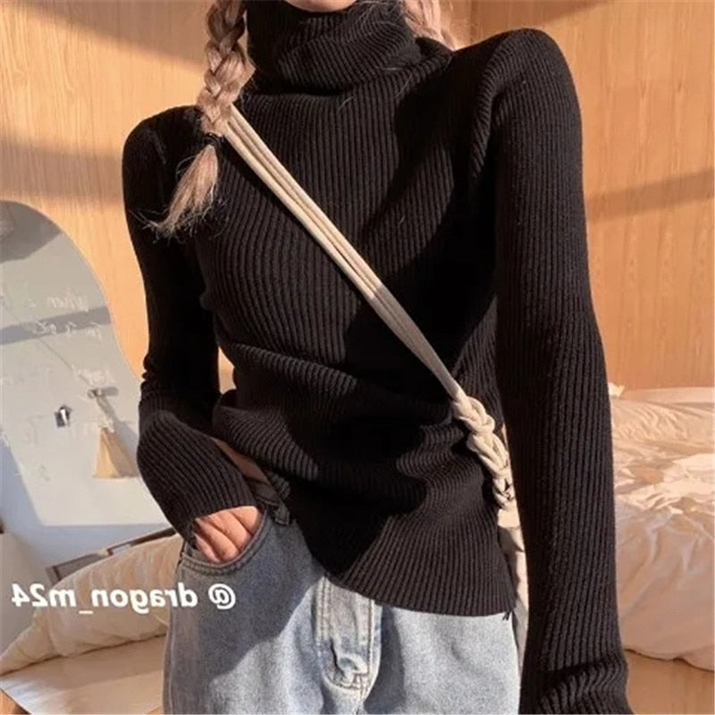 ClassicSweater | Women's Pullover-Black-S-State of Style