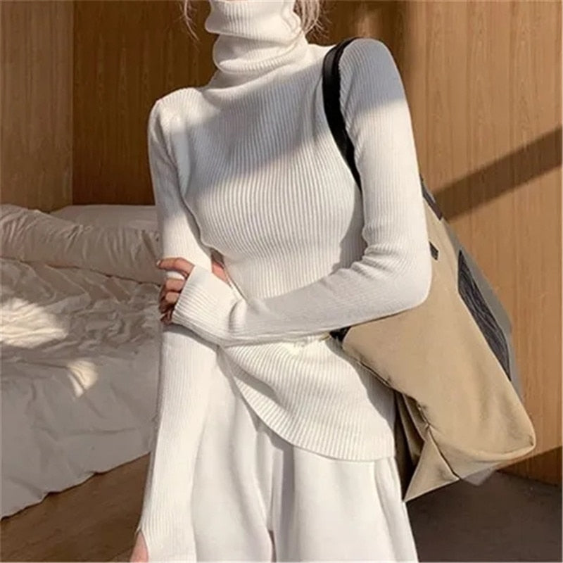 ClassicSweater | Women's Pullover-White-S-State of Style