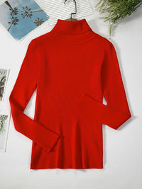 ClassSweater | Women's Pullover-Red-One Size-State of Style