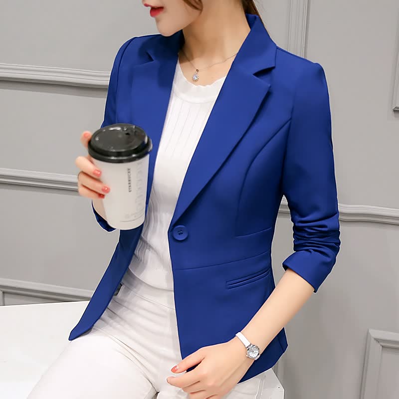 ClassyBlazer | The Must-Have Blazer for Every Woman-Deep Blue-S-State of Style