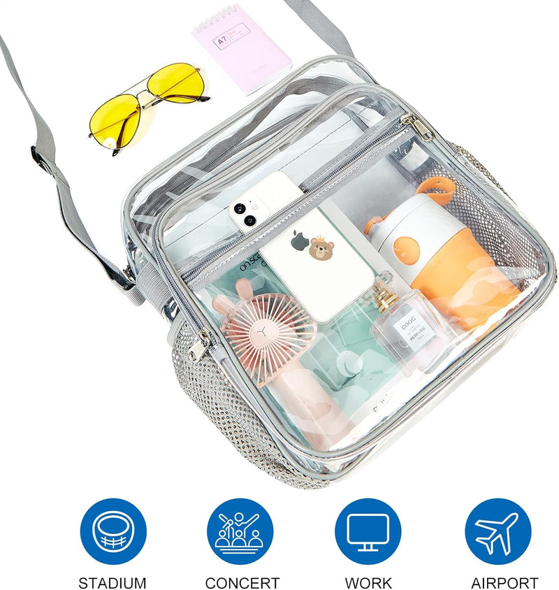Clear Stadium Approved Crossbody Bag – Nova