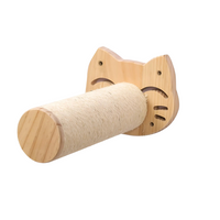 Climbing Wall Shelf for Cats with Scratching Post - ClimbPaws-1 Scratching post (Cat motif)-State of Style