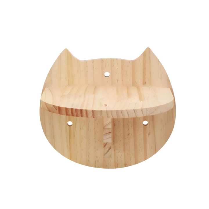 Climbing Wall Shelf for Cats with Scratching Post - ClimbPaws-Board with cat motif-State of Style