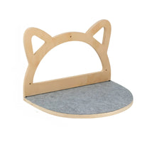 Climbing Wall Shelf for Cats with Scratching Post - ClimbPaws-Cat plank (Cat design)-State of Style