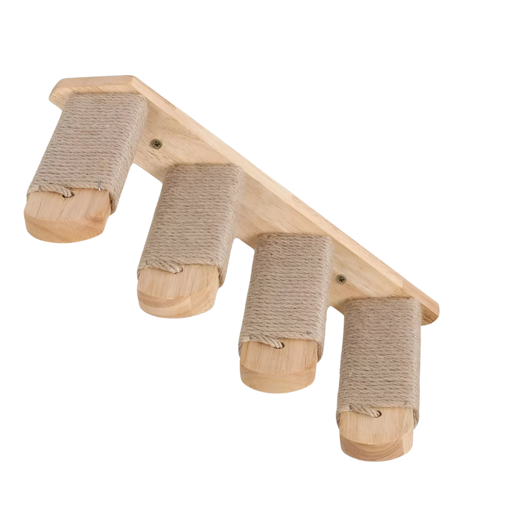 Climbing Wall Shelf for Cats with Scratching Post - ClimbPaws-First Step-State of Style